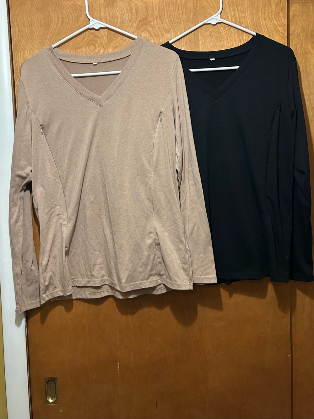 Two Long Sleeve Nursing Tops